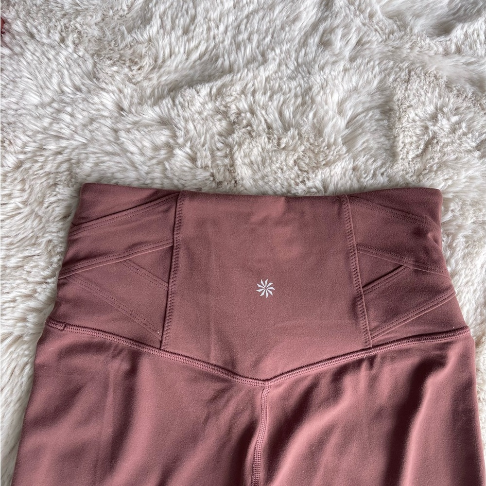 Athleta High-Waisted Mauve Leggings - Picture 4 of 11